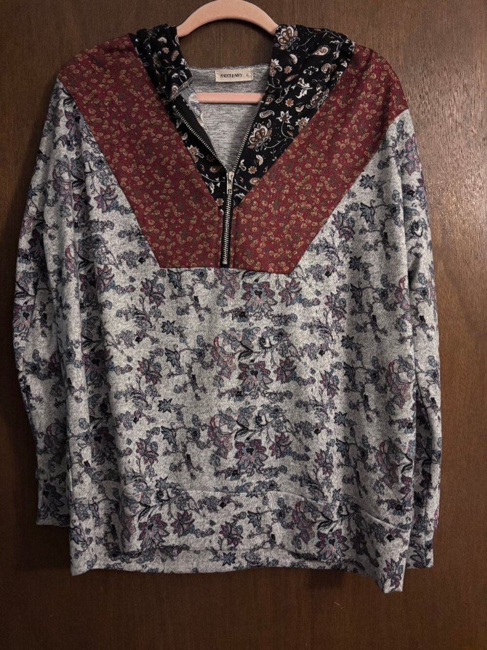ANDTHEWHY patterned Sweatshirt Size L